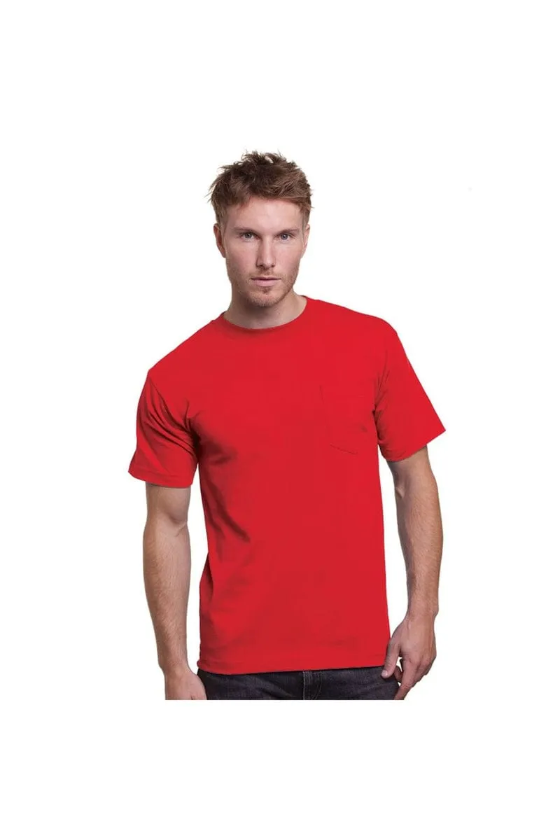 Bayside BA3015: Adult 6.1 oz., Cotton Pocket T-Shirt