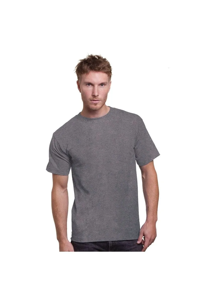 Bayside BA3015: Adult 6.1 oz., Cotton Pocket T-Shirt