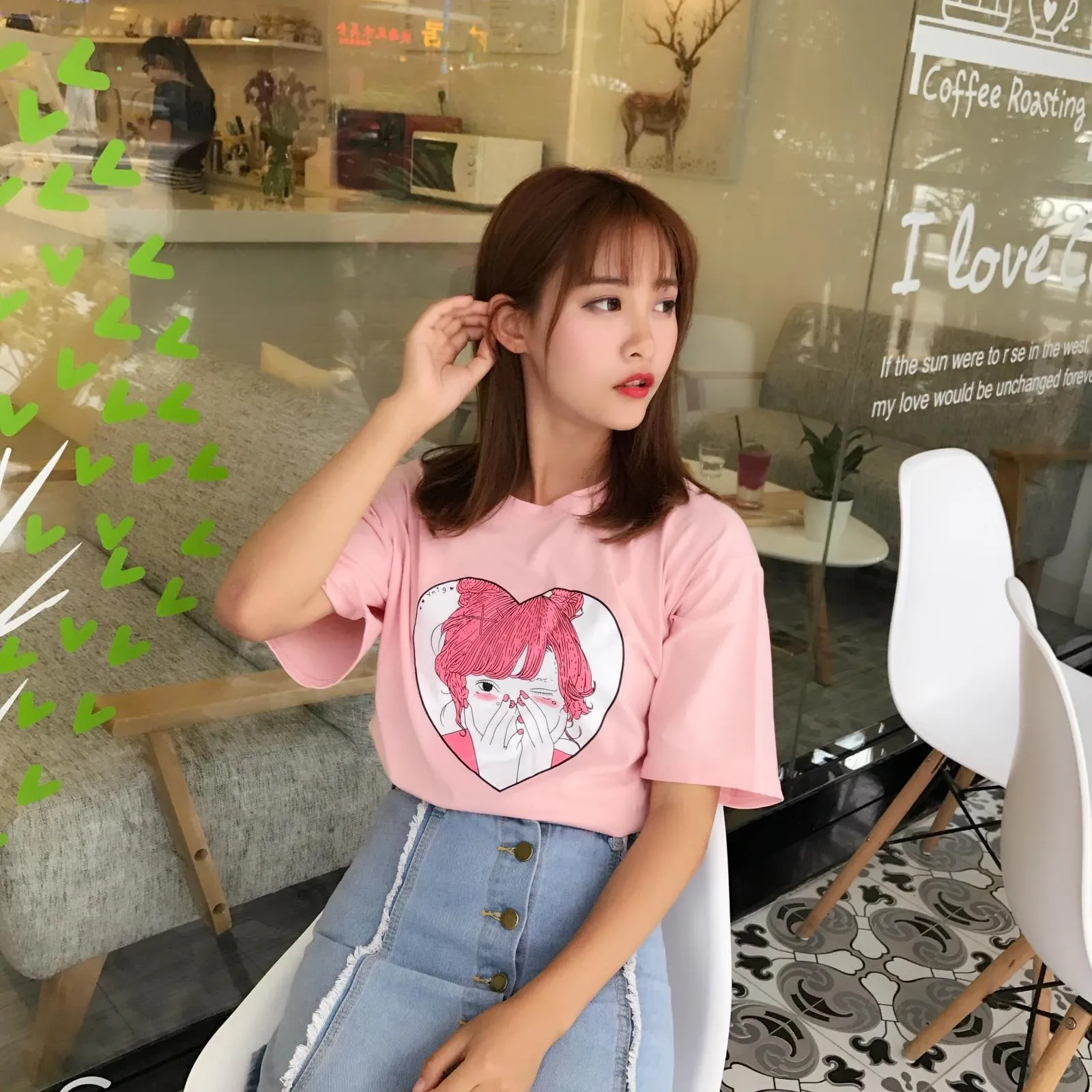 Blushy Girl Tee