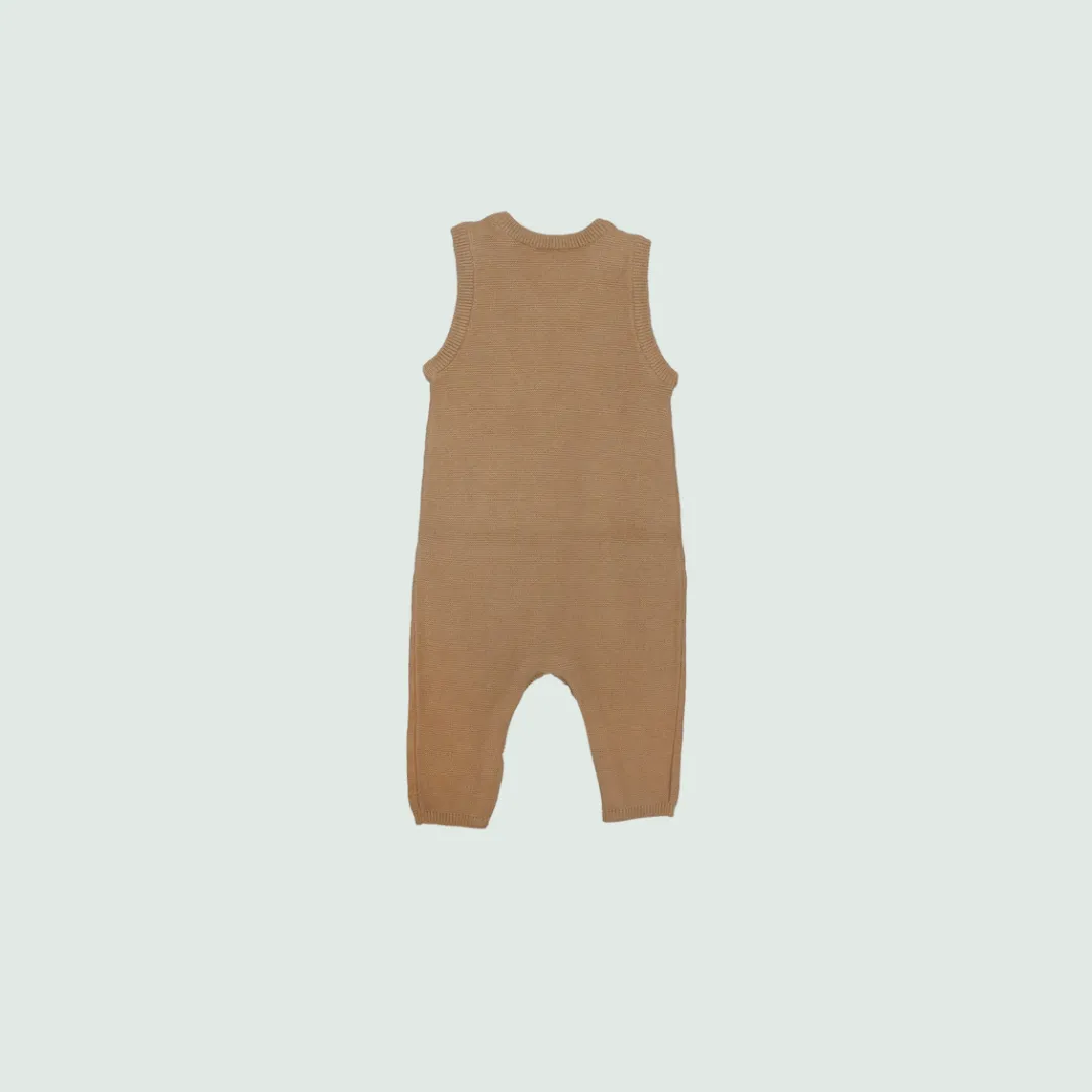 Caramel Baby Romper | 100% Organic Cotton