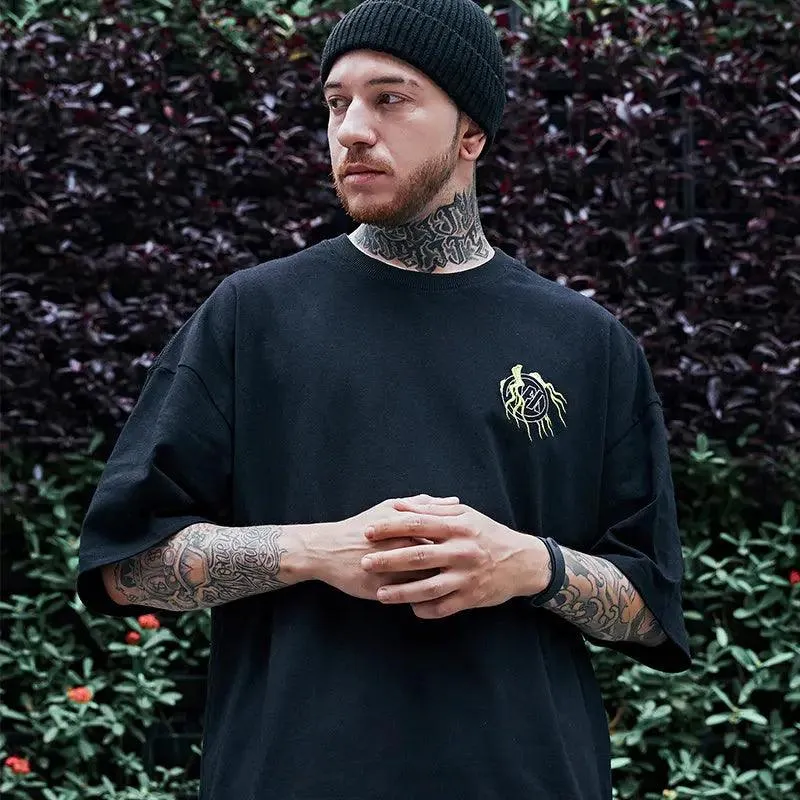 Chinese Embroidery Short Sleeve Tee