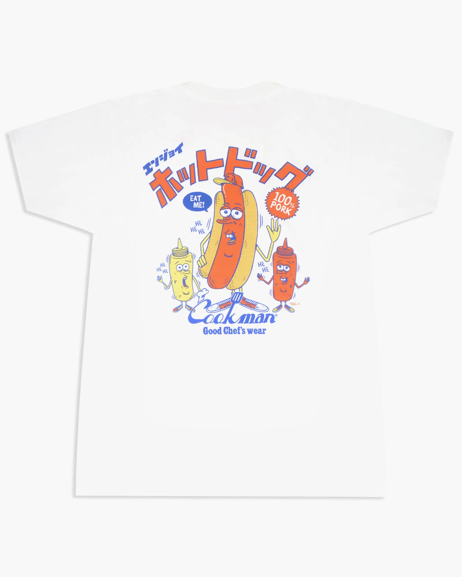 Cookman TM Paint Hot Dog Tee - White