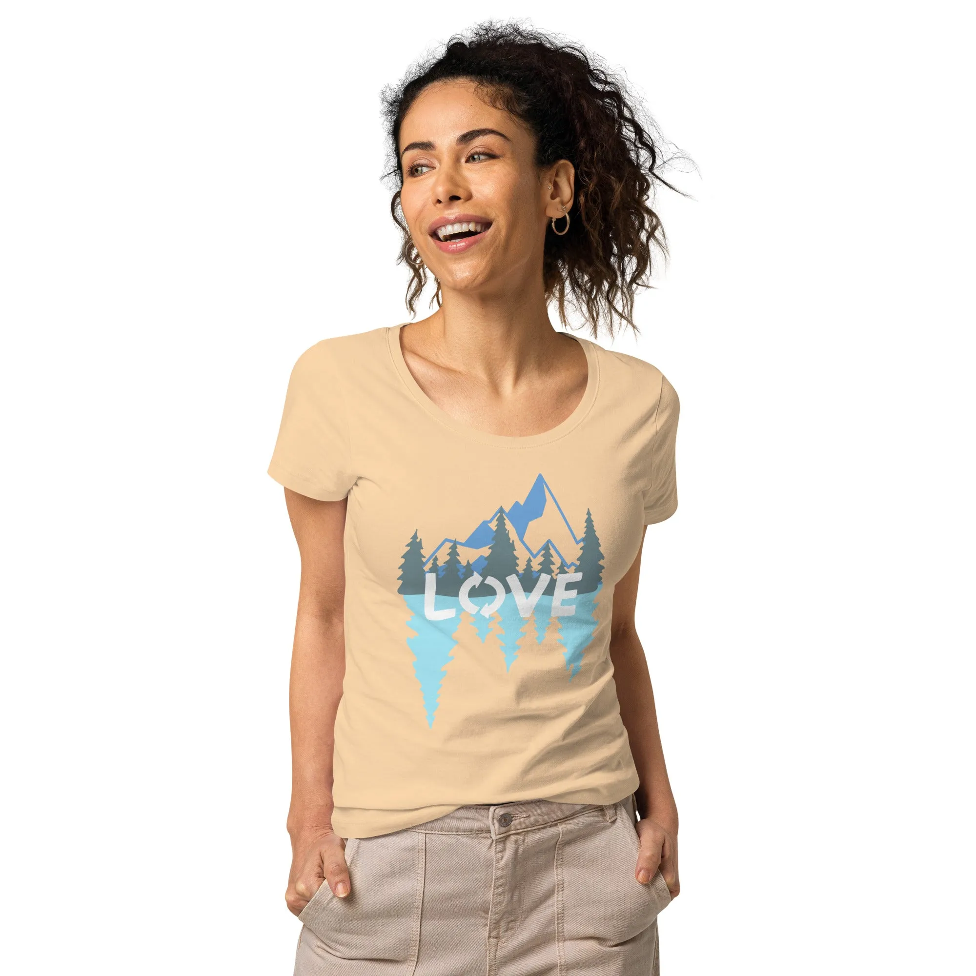 LOVE Nature Mountains Women’s Organic T-Shirt