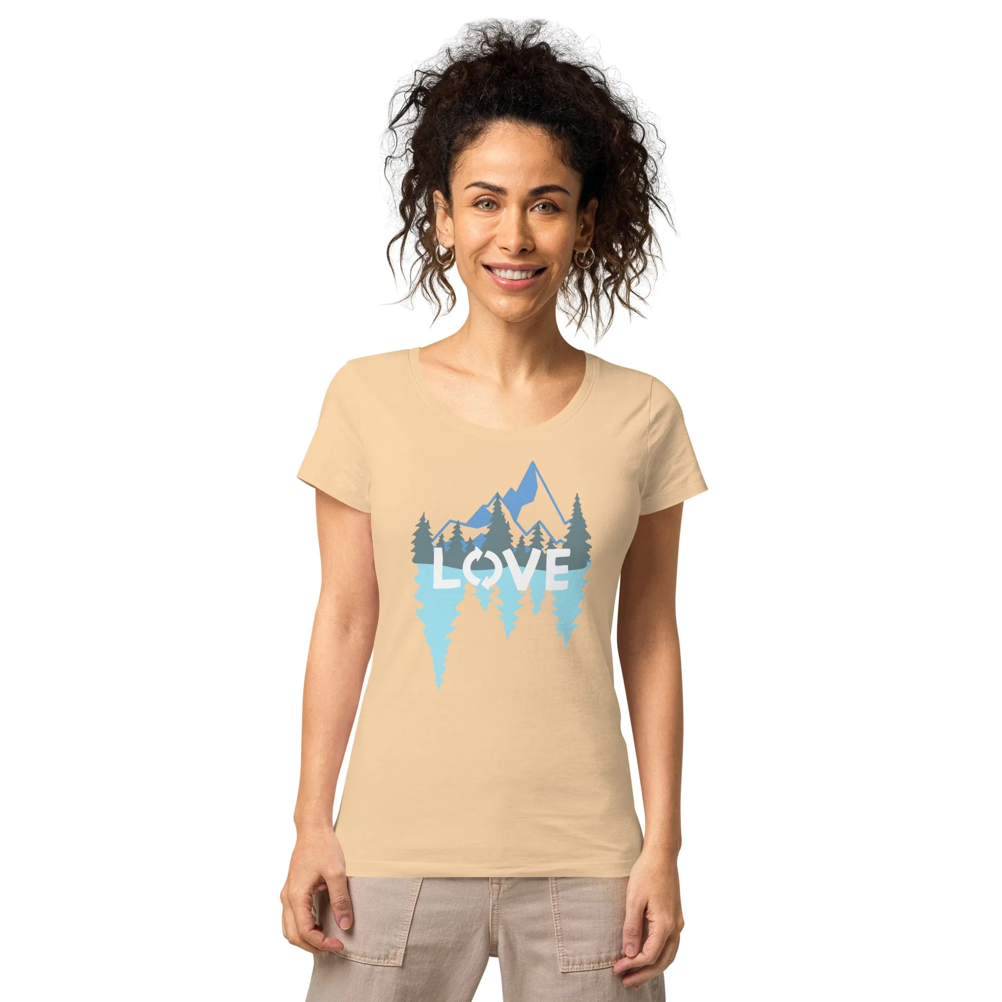 LOVE Nature Mountains Women’s Organic T-Shirt