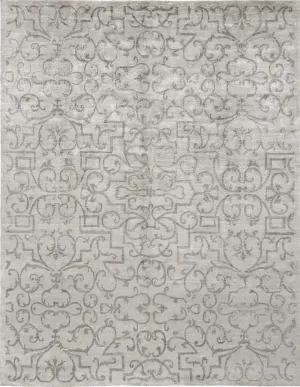 Modern Design Bamboo Silk Rug Alum
