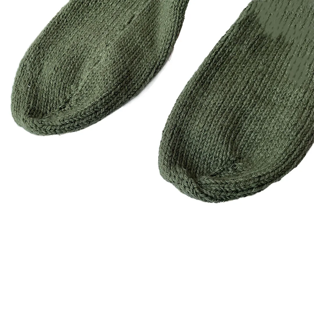 Organic Wool | Socks For Men & Women | Olive Green