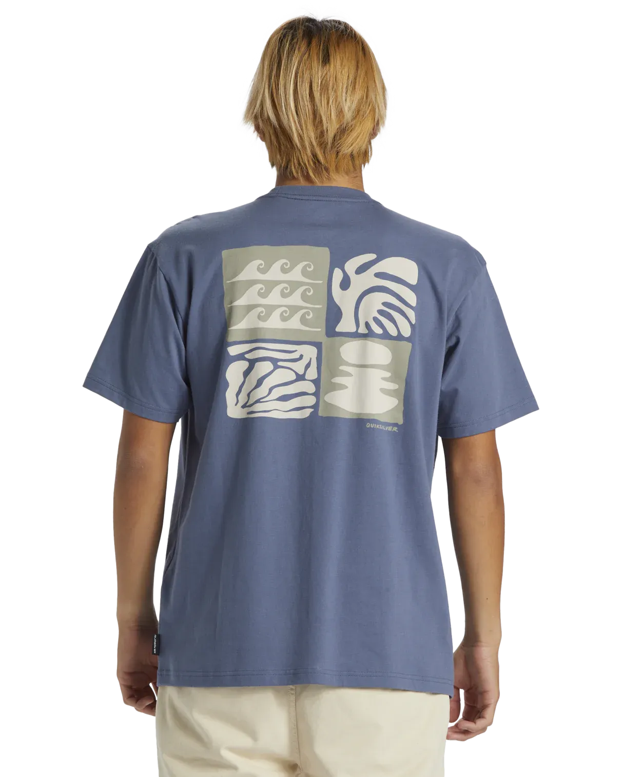 Quiksilver Creations Short Sleeve T-Shirt - VINTAGE INDIGO
