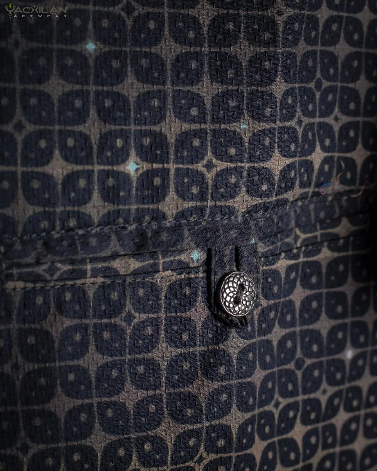 Shirt Men Half Sleeves / Cotton Jacquard Special Edition - PING GALAXY