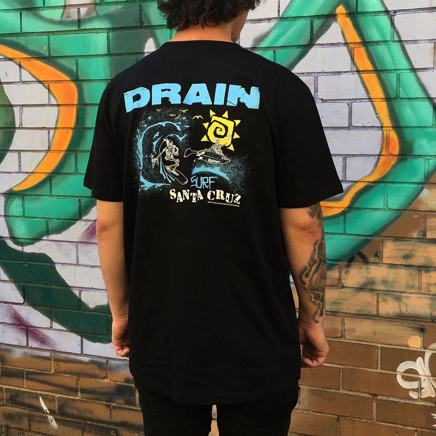 Surf Santa Cruz T-Shirt (Black)