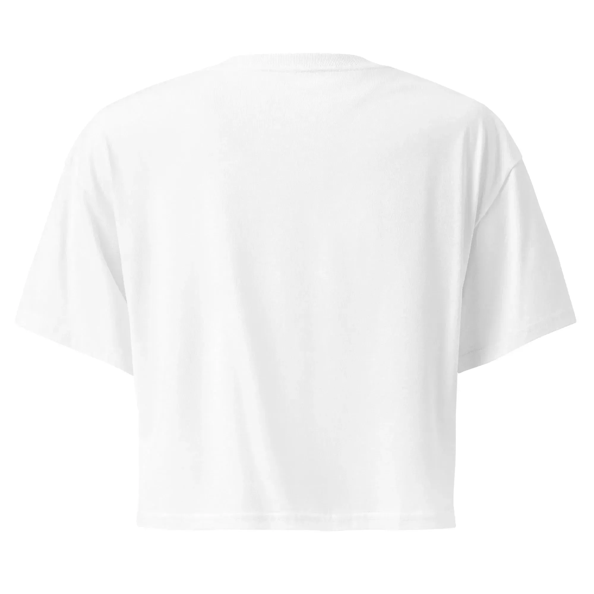 Swedish Red Dala Horse Embroidered Cropped T-Shirt