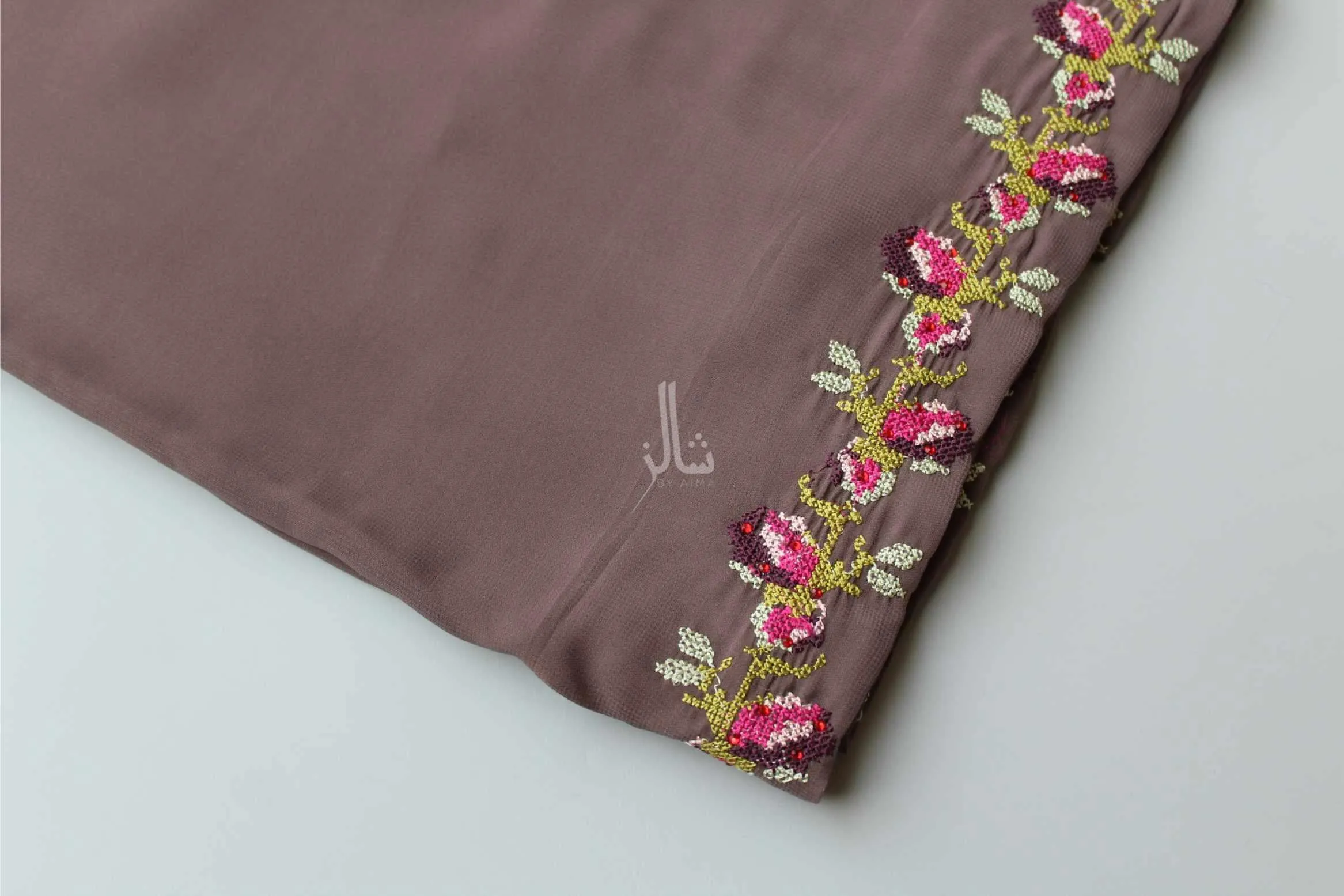 The Elegant Embroidered Elegance - Grey